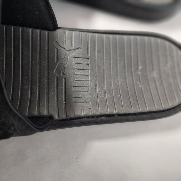 Puma Mens Cool Cat 2.0 black slip on sandals 11 - Picture 6 of 7